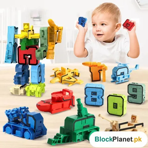 Transformer Robot With Number Figures (727-1 / 727-79)