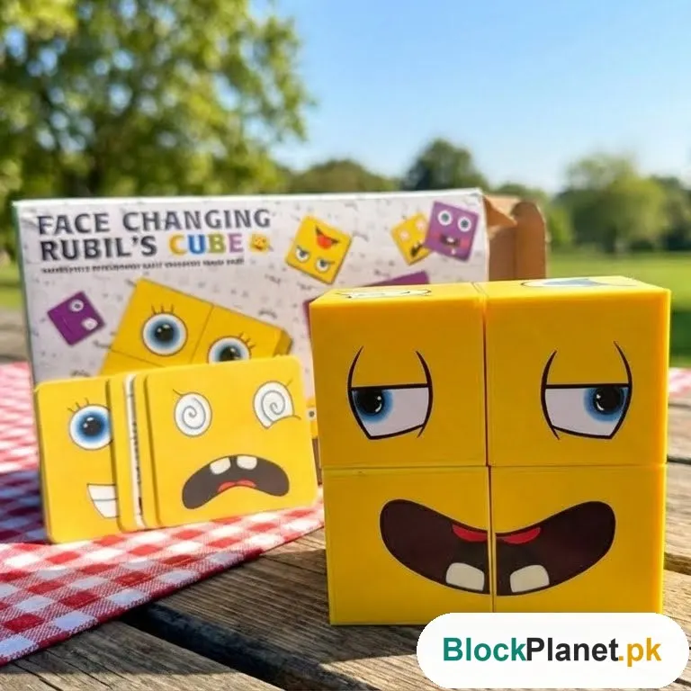 Face Expression Changing Cube Table Game for kids (M3117)